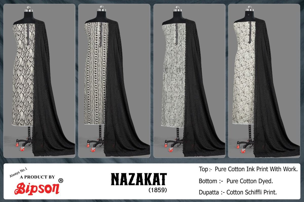 Bipson Prints Nazakat 1859 Colors 5