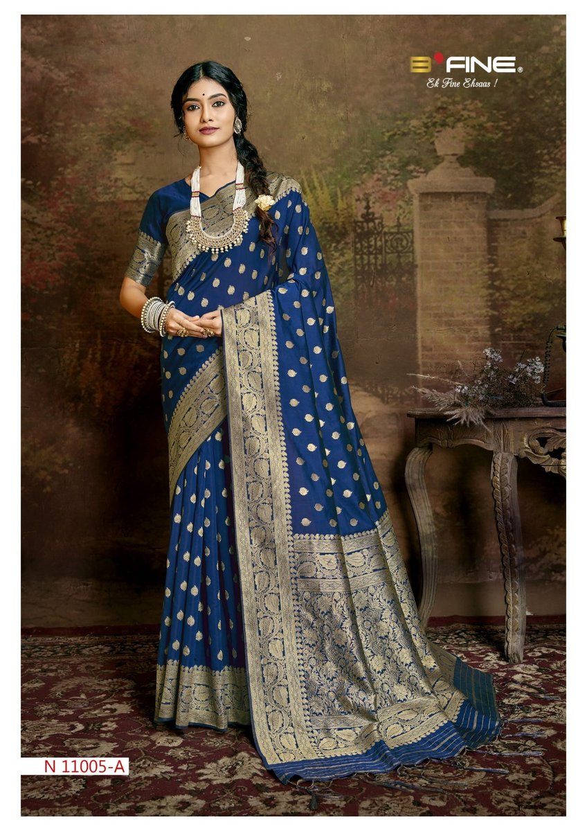 B Fine Saree All Time Hit Vol-2 11001-11005 Colors Series 9