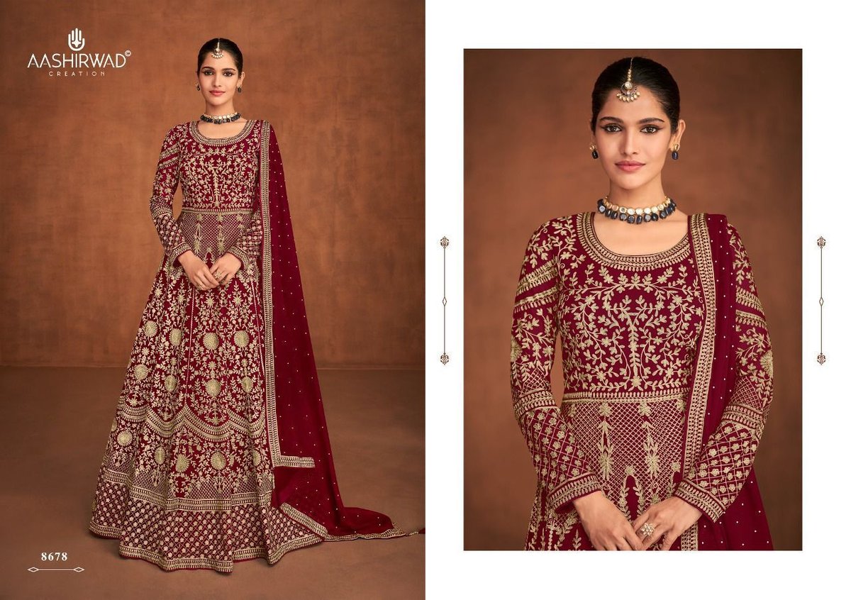 Aashirwad Creation Mirza Master Copy 8678-8682 Series 1