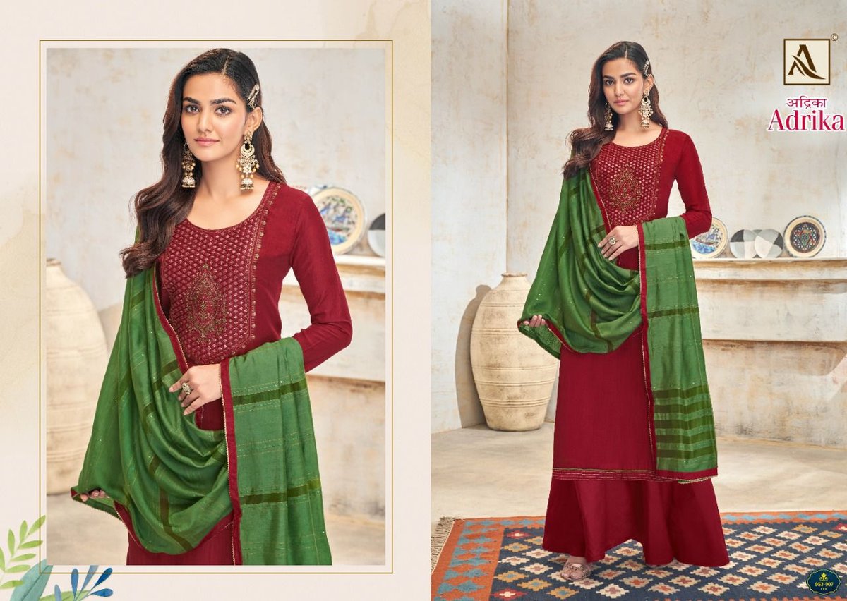 Alok Suit Adrika 953-001 to 953-008 Series 7