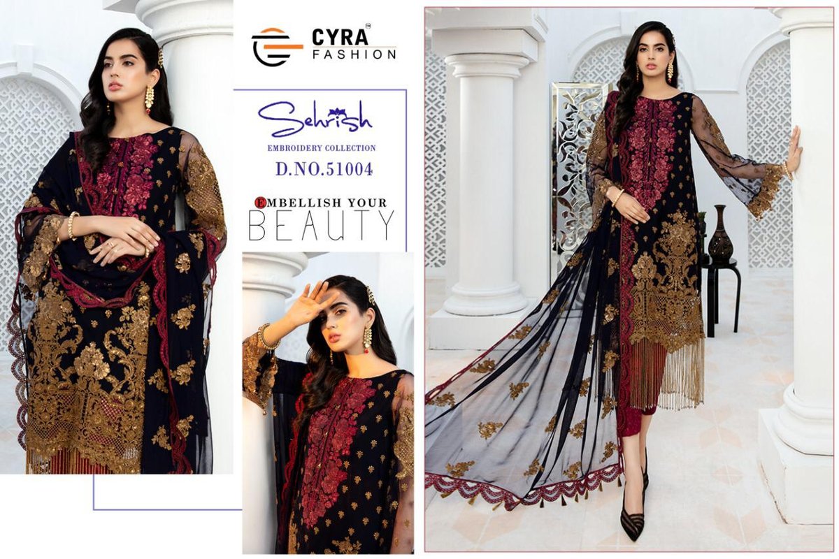 Cyra Fashion Sehrish 51001-51004 Series 4