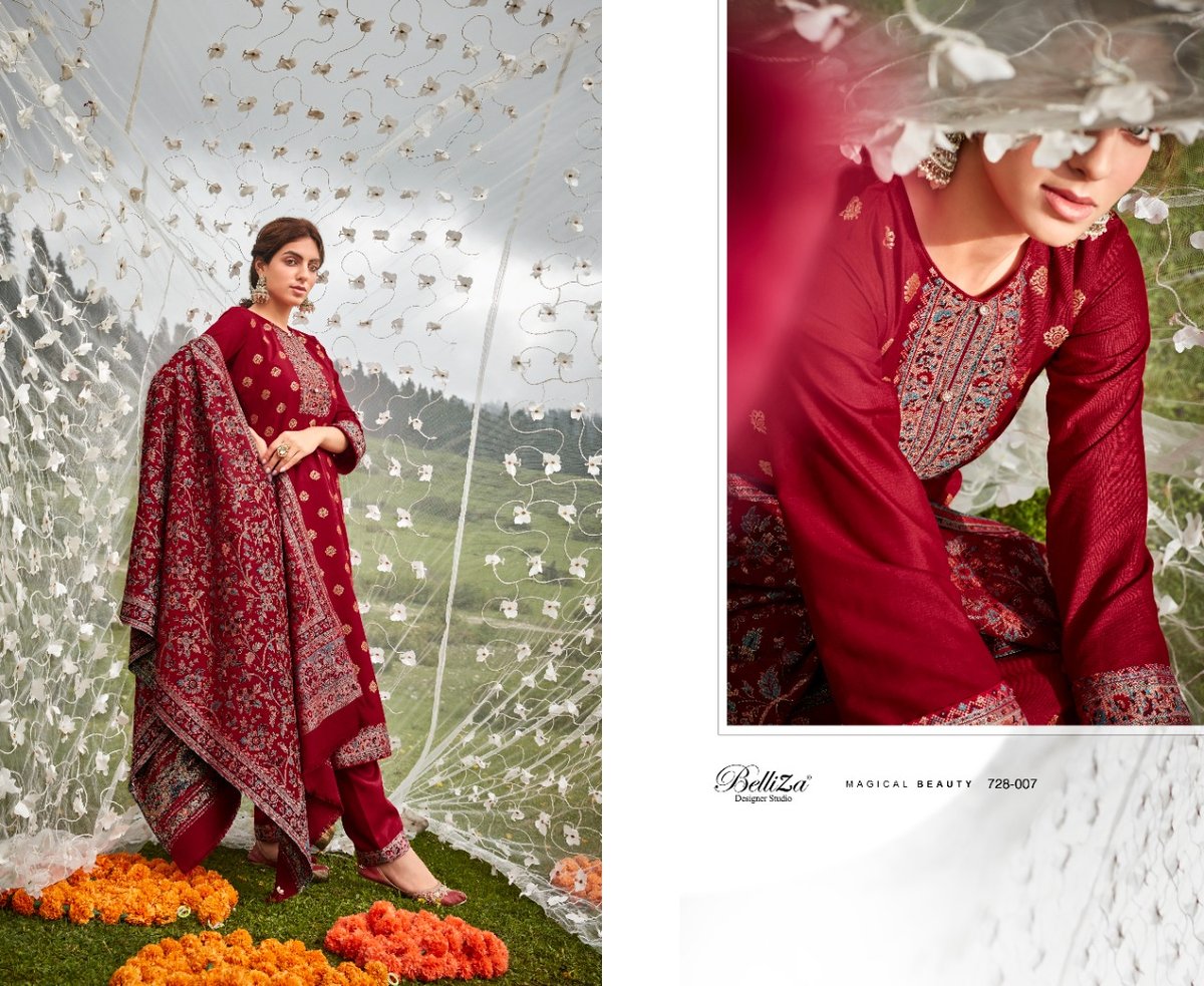 Belliza Designer Izaara 728-001 to 728-008 Series 7