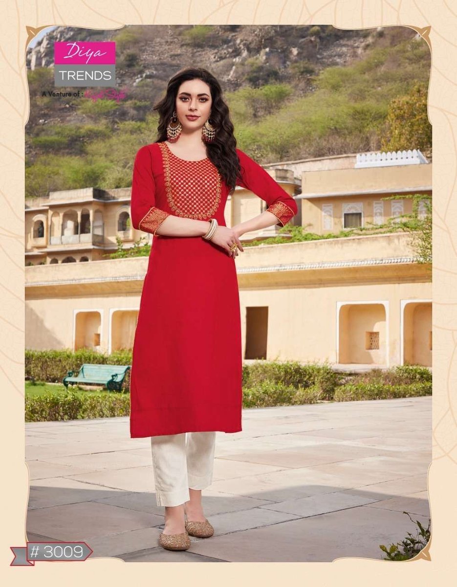Diya Trends Casual Dairy Vol-3 3001-3012 Series 9