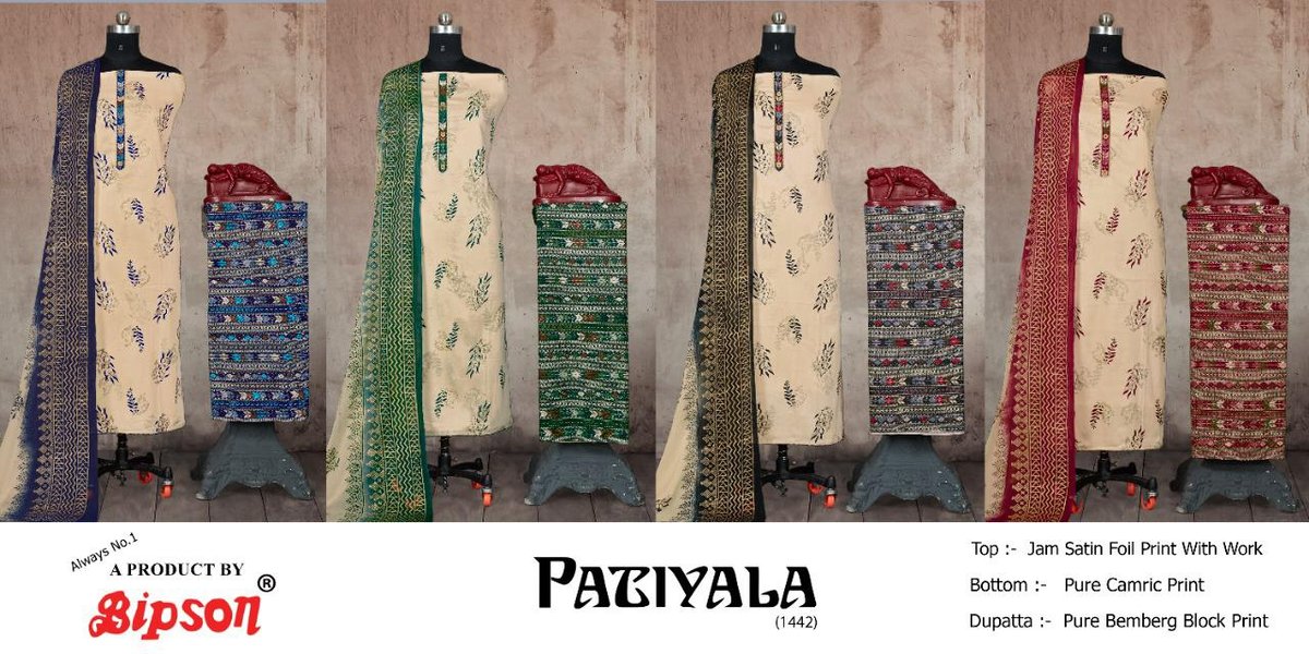 Bipson Prints Patiyala 1442 Colors 5