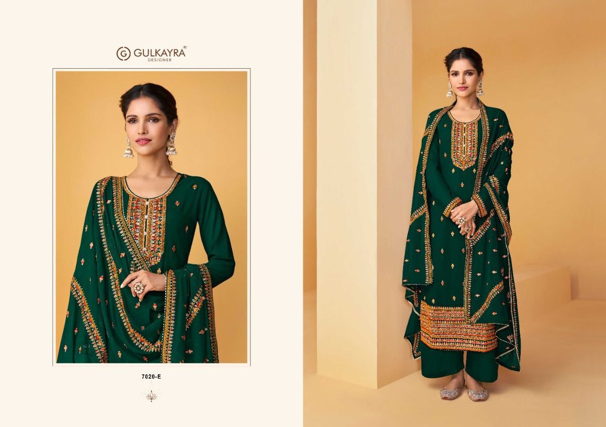 Gulkarya Designer Palak 7020 Colors 5