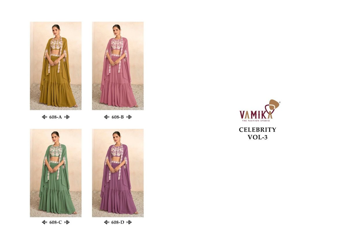 VAMIKA CELEBRITY VOL - 3 608-A TO 608-D 5