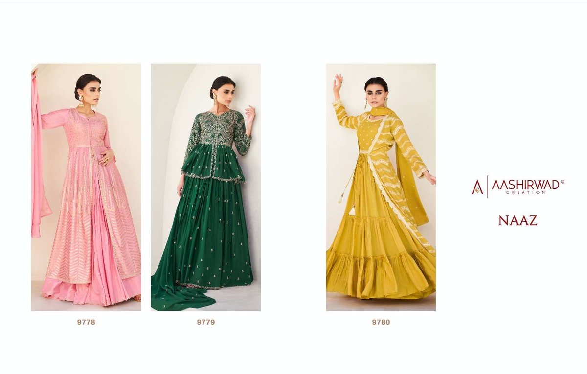 Aashirwad Creation Naaz 9778-9780 Series 4