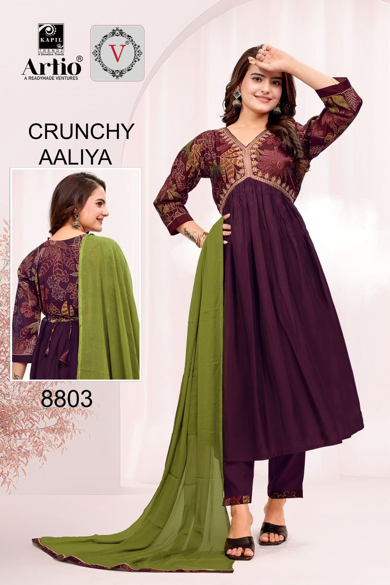 KAPIL TRENDZ VEDA CRUNCHY AALIA 8801 TO 8809 3
