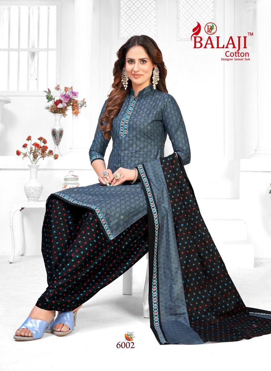 Balaji Cotton Rajwadi Patiyala Vol-6 6001-6020 Series 2
