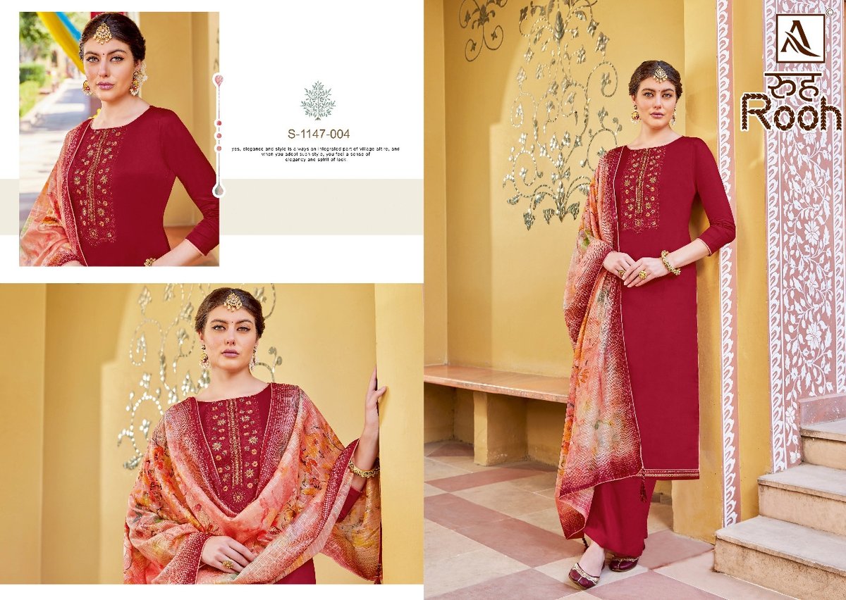 Alok Suit Rooh 1147-001 to 1147-006 Series 4