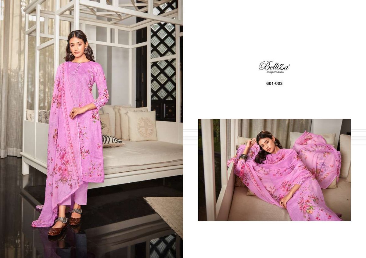 Belliza Designer Namika Vol-2 601-001 to 601-010 Series 3