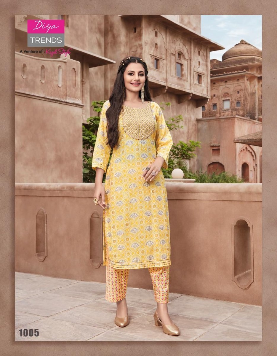 Diya Trends Gold Vol-1 1001-1010 Series 5