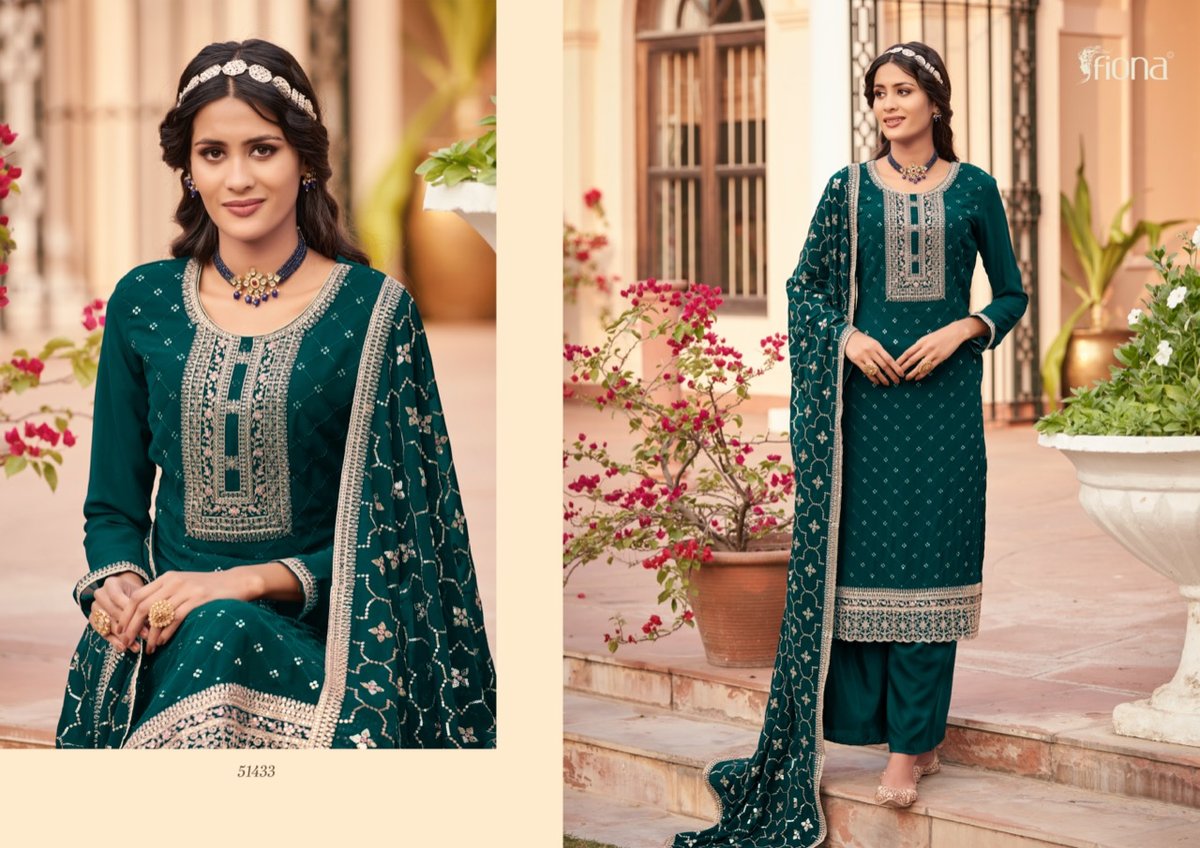 Fiona Hazel Heavy Dupatta 51431-51434 Series 4