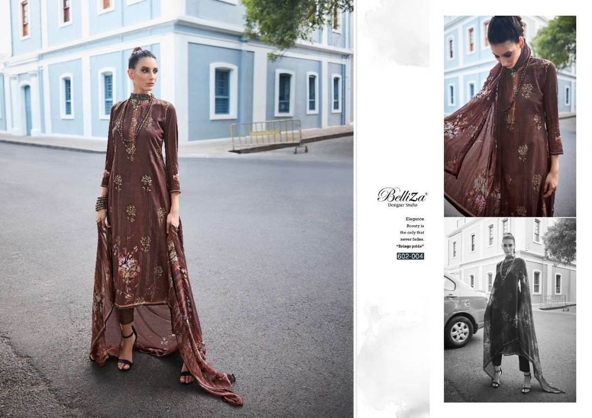 Belliza Designer Kanika 602-001 to 602-006 Series 4