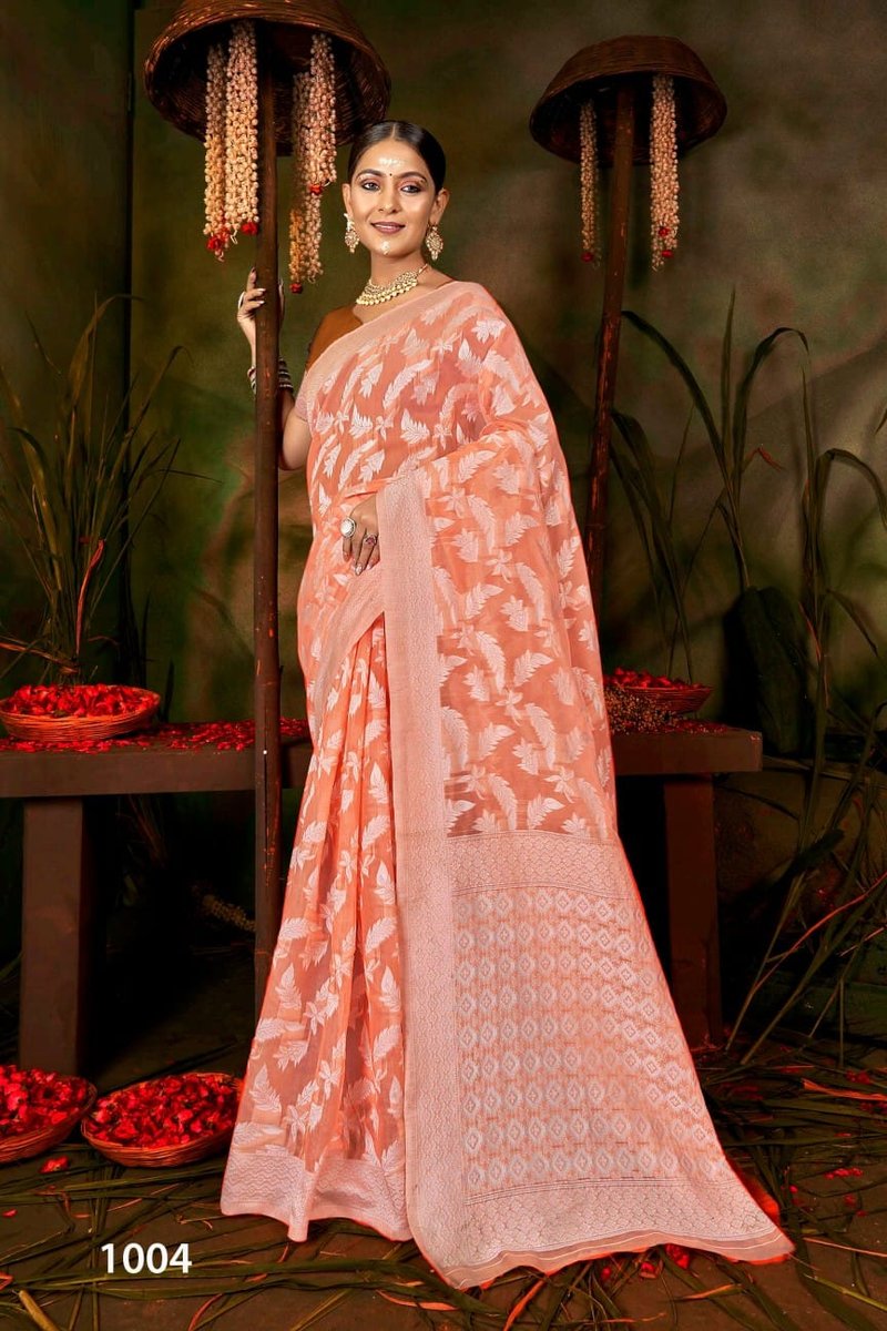 SAROJ SAREE OCEAN COTTON VOL-1 1001 TO 1006 4
