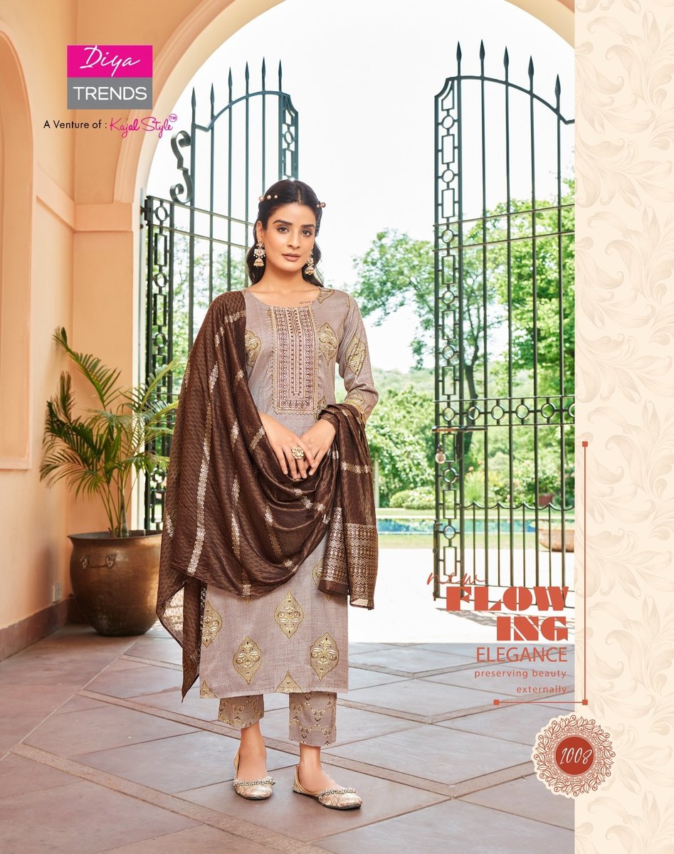 Diya Trends Rangpriya Vol-1 1001-1010 Series 8