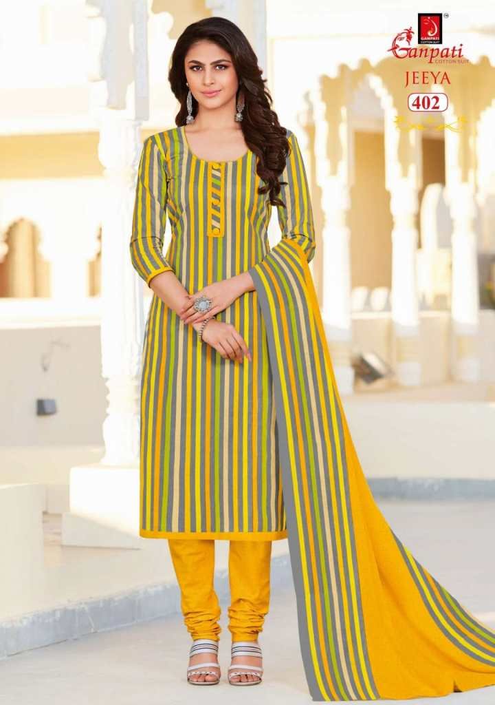 Ganpati Cotton Suits Jeeya Vol-4 401-418 Series 2