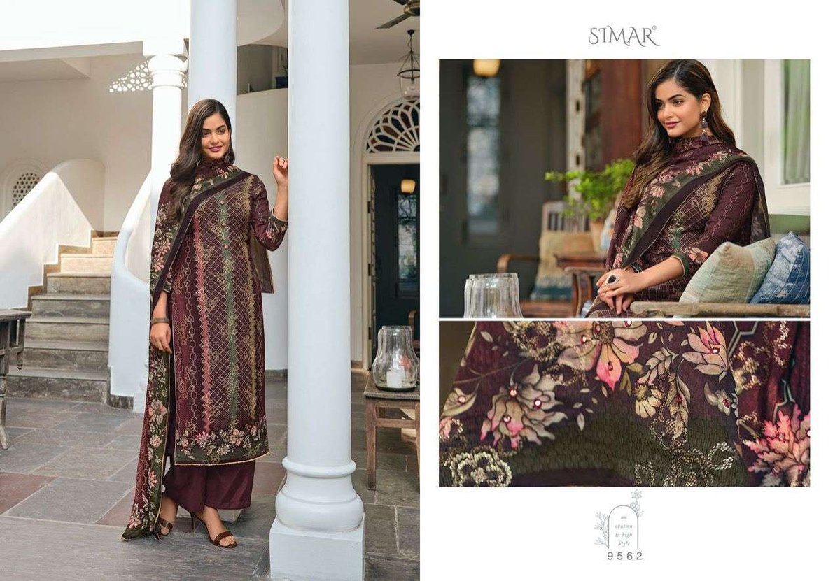 Glossy Simar Mahnoor Vol-2 9558-9565 Series 5