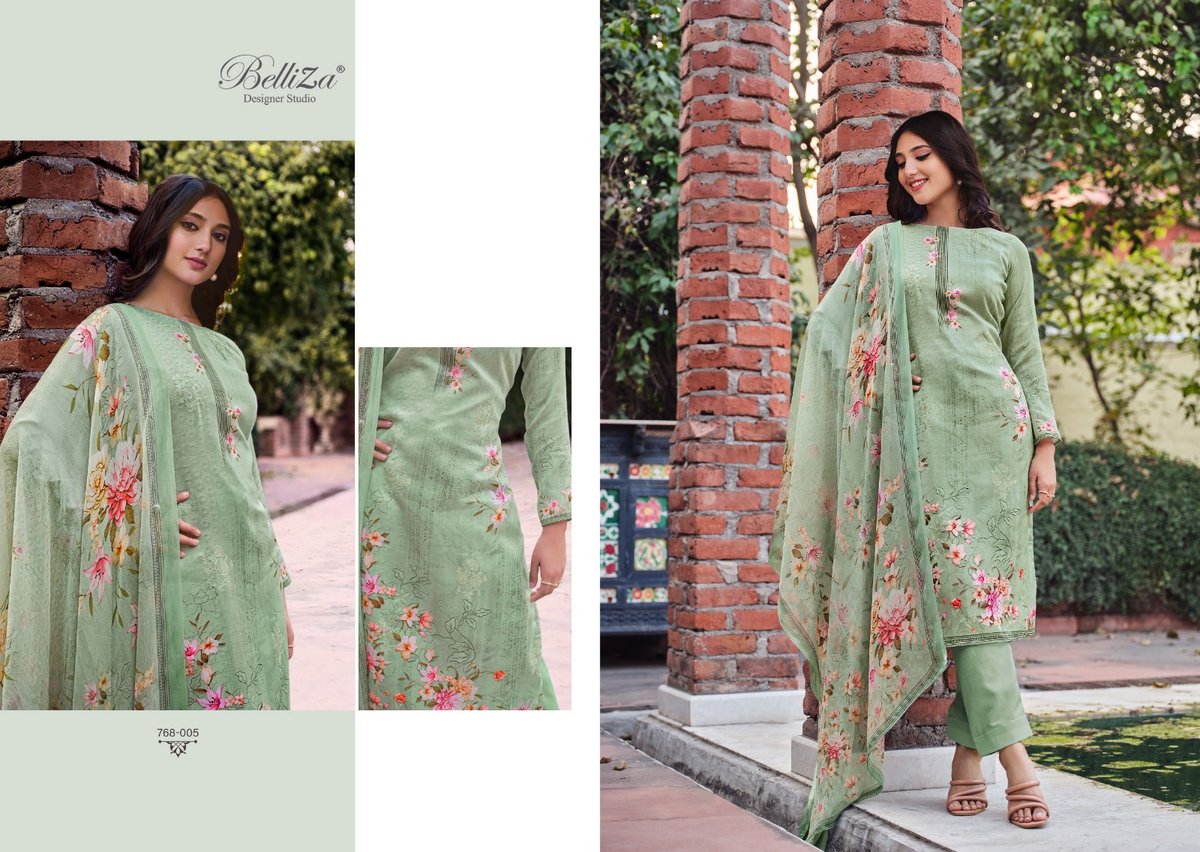 Belliza Designer Parnika 768-001 to 768-006 Series 5