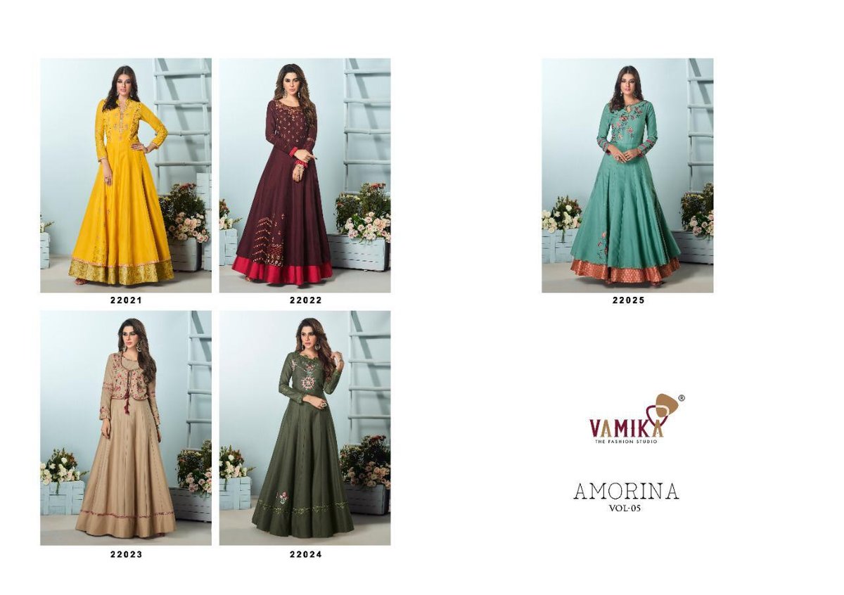 Arihant Designer Vamika Amorina Vol-5 22021-22025 Series 6