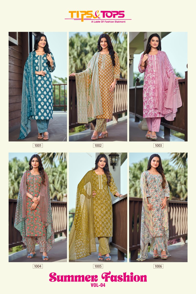 TIPS & TOPS SUMMER FASHION 1001 TO 1006 7