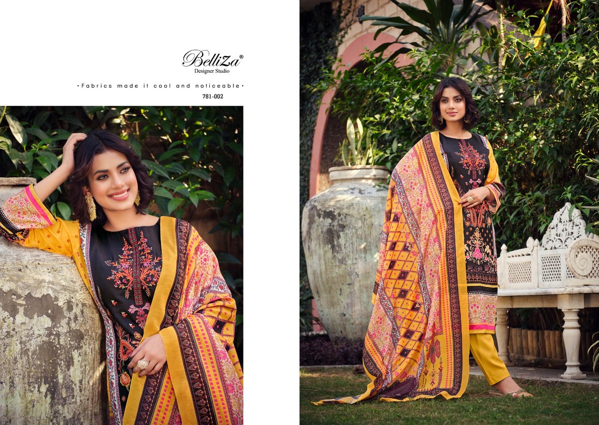 Belliza Designer Ziana Vol-2 781-001 to 781-008 Series 2