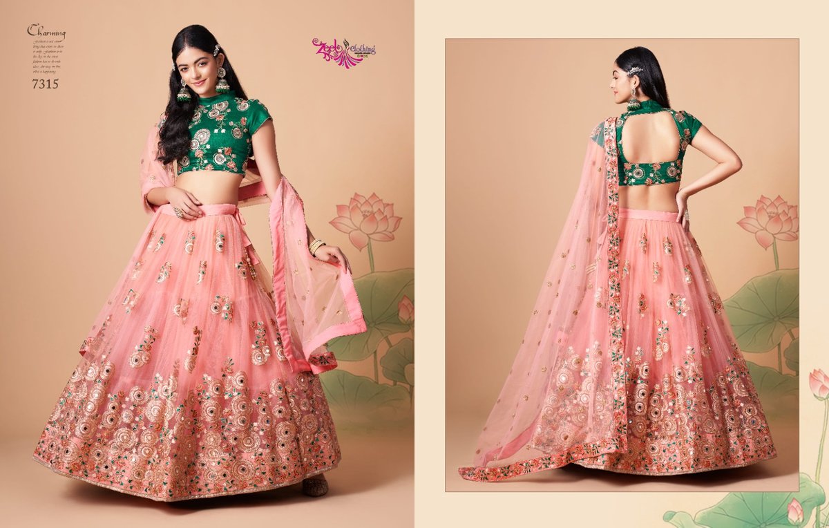 Zeel Clothing Neo Romantic Vol-3 7315-7326 Series 1