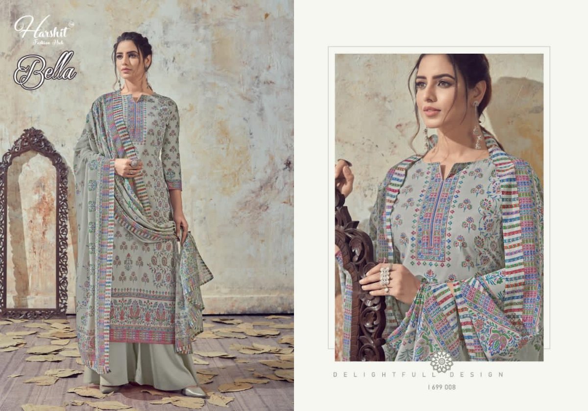 Harshit Fashion Bella 1699-001 to 1699-010 Series 8