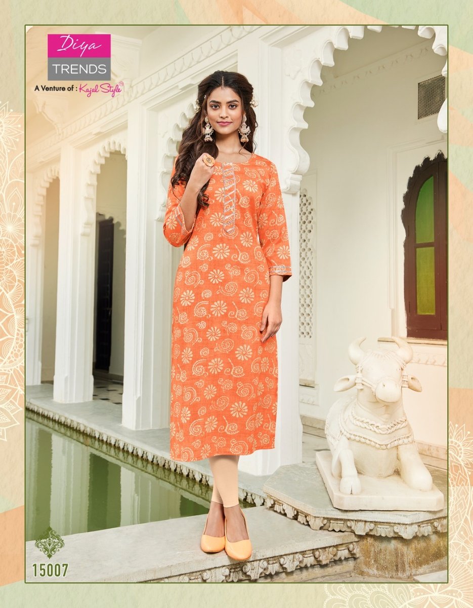 Diya Trends Garden City Vol-15 15001-15014 Series 7