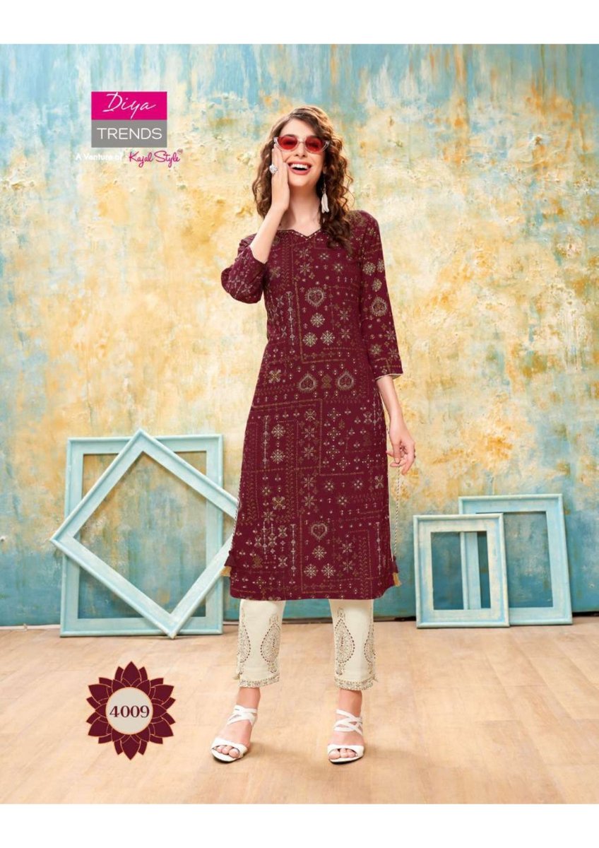 Diya Trendz Forever Vol-4 4001-4012 Series 9