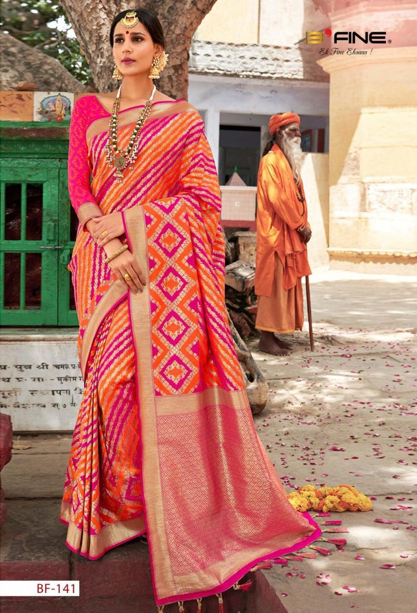 B'Fine Saree Banaras Story 101-159 Series 10