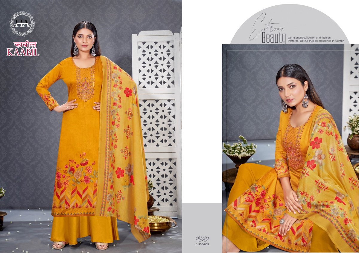 Harshit Fashion Kaabil 956-001 to 956-010 Series 3
