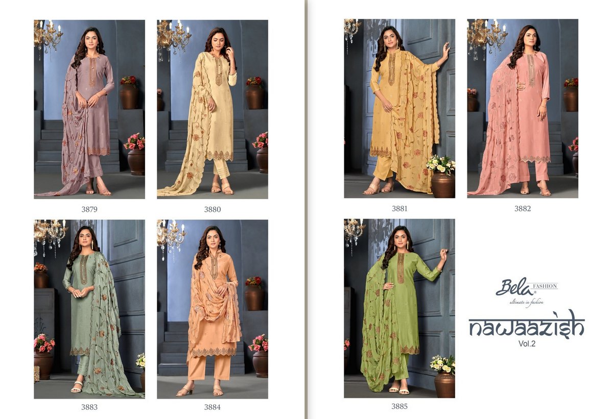 Bela Fashion Nawaazish Vol-2 3879-3885 Series 8