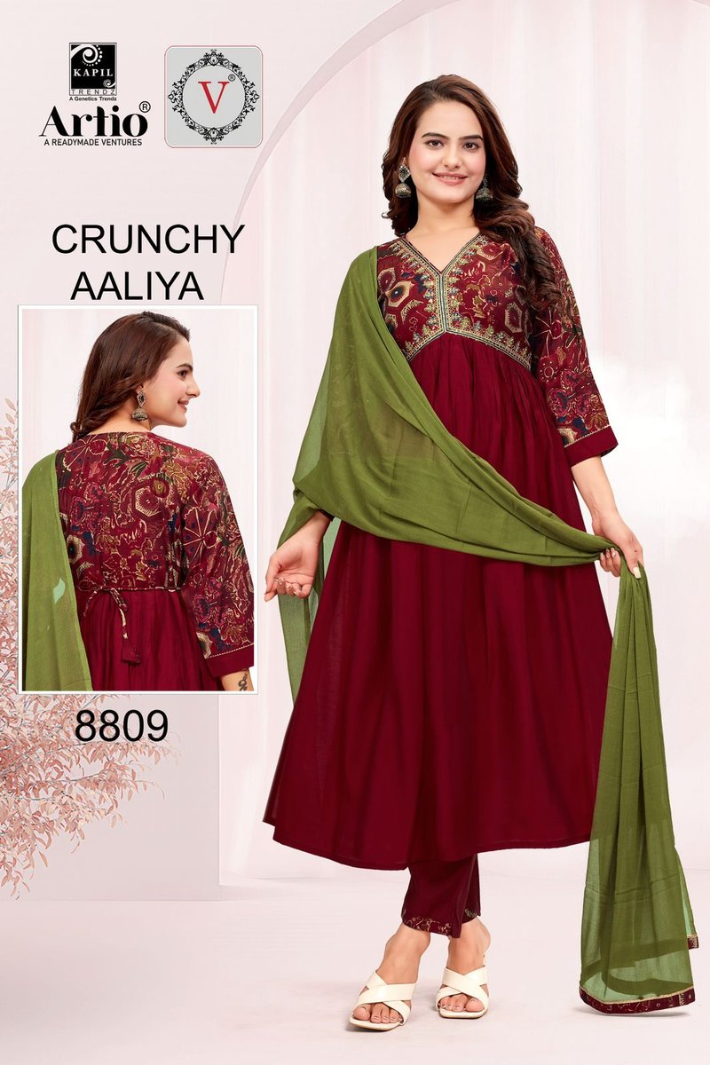 KAPIL TRENDZ VEDA CRUNCHY AALIA 8801 TO 8809 9
