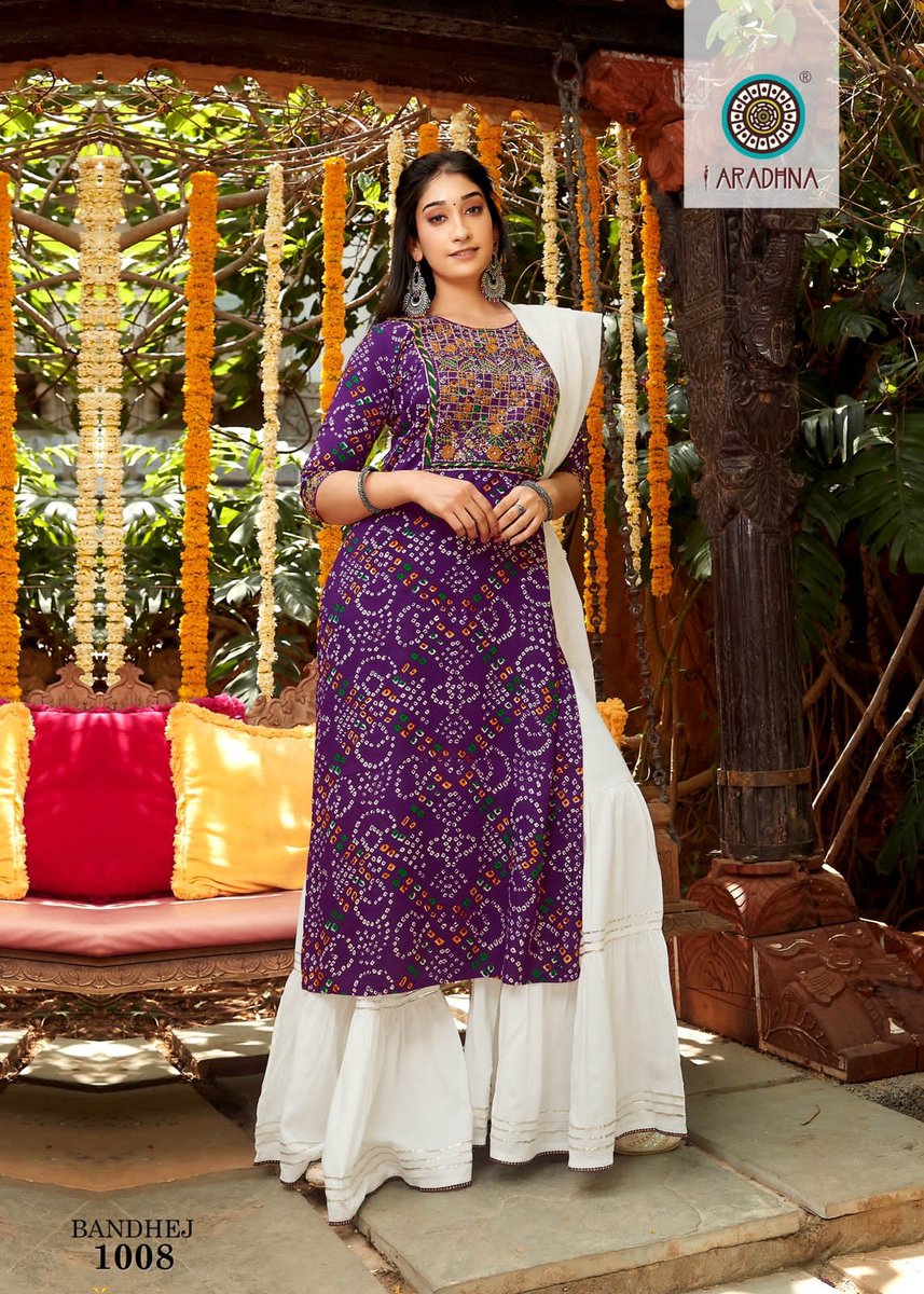 Aradhna Fashion Bandhej Vol-1 1001-1008 Series 8