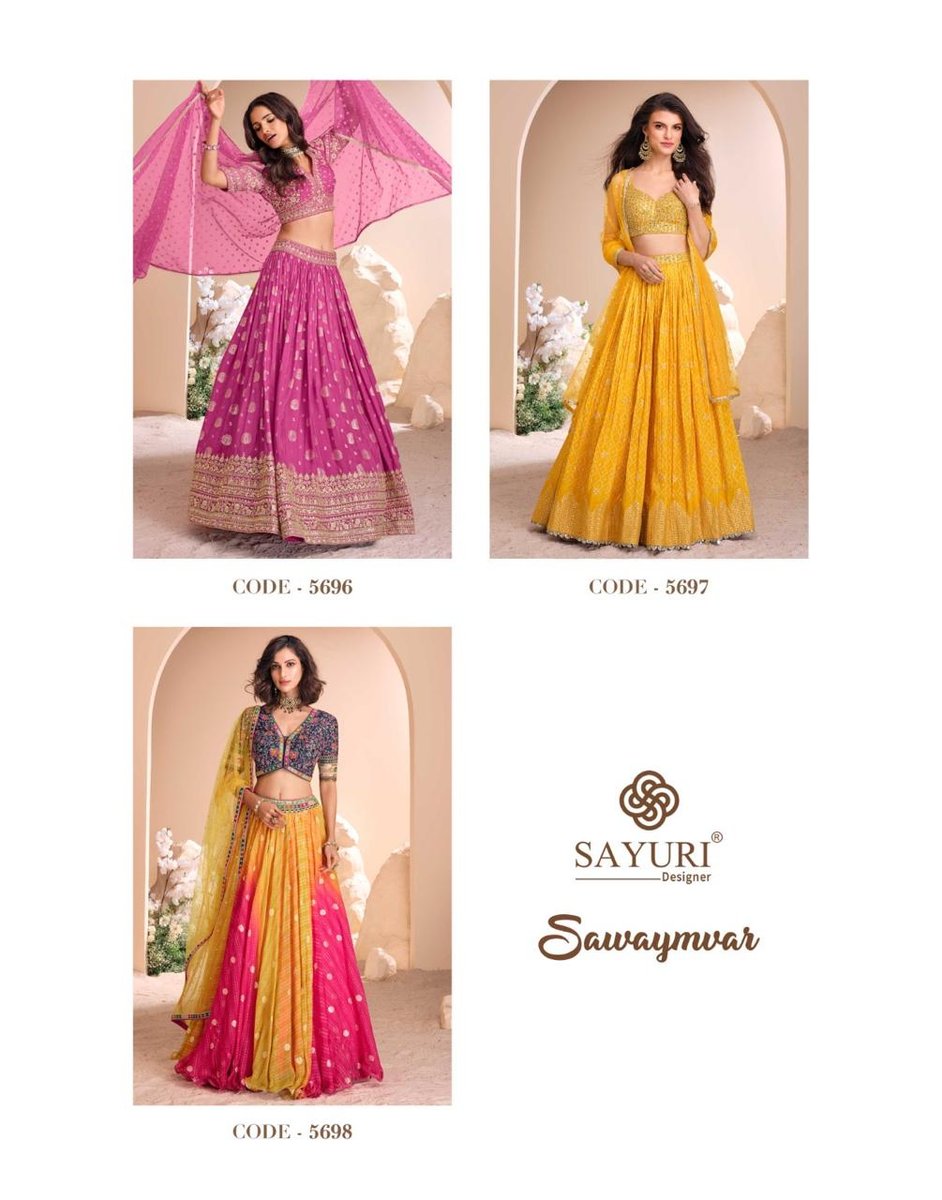 SAYURI DESIGNER SWAYAMWAR 5696-5698 4