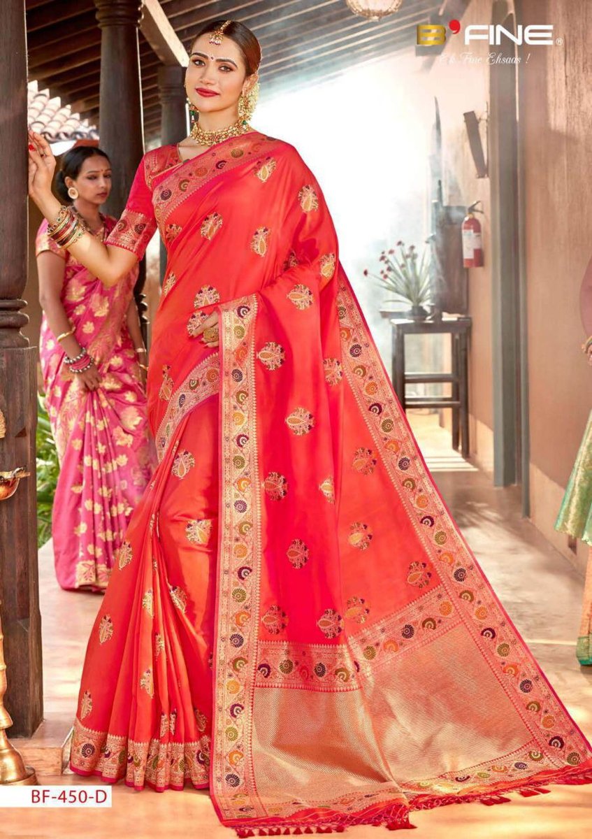 B'Fine Saree Roohani 450 Colors 3