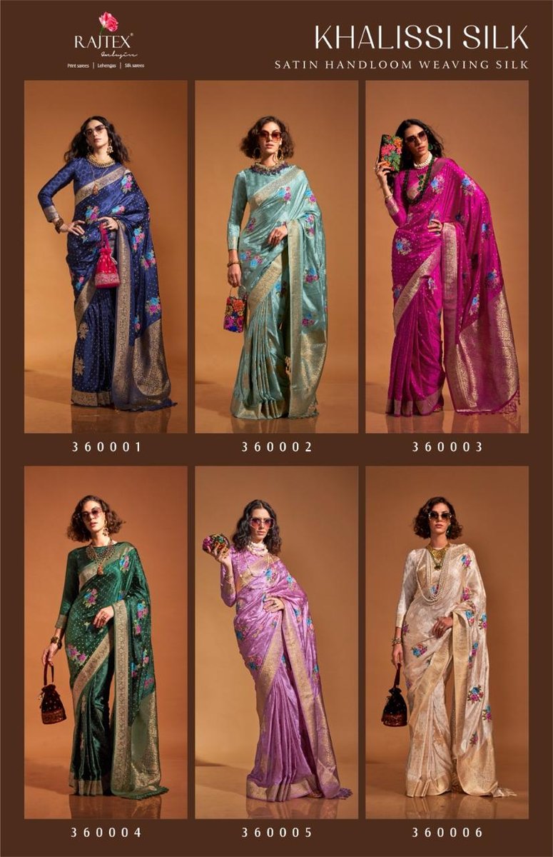 RAJTEX FABRICS KHALISSI SILK 360001-360006 7