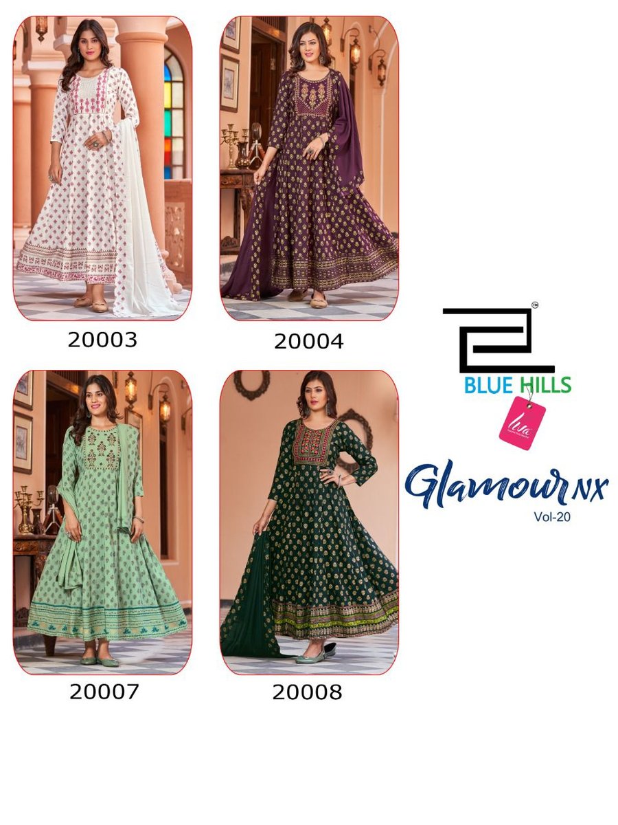 Blue Hills Glamour Vol-20 Nx 20003-20008 Series 5