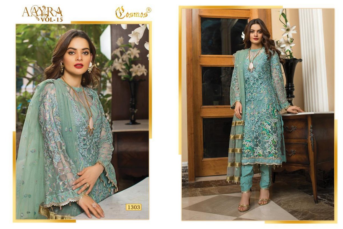 Cosmos Fashion Aayra Vol-15 1301-1306 Series 3