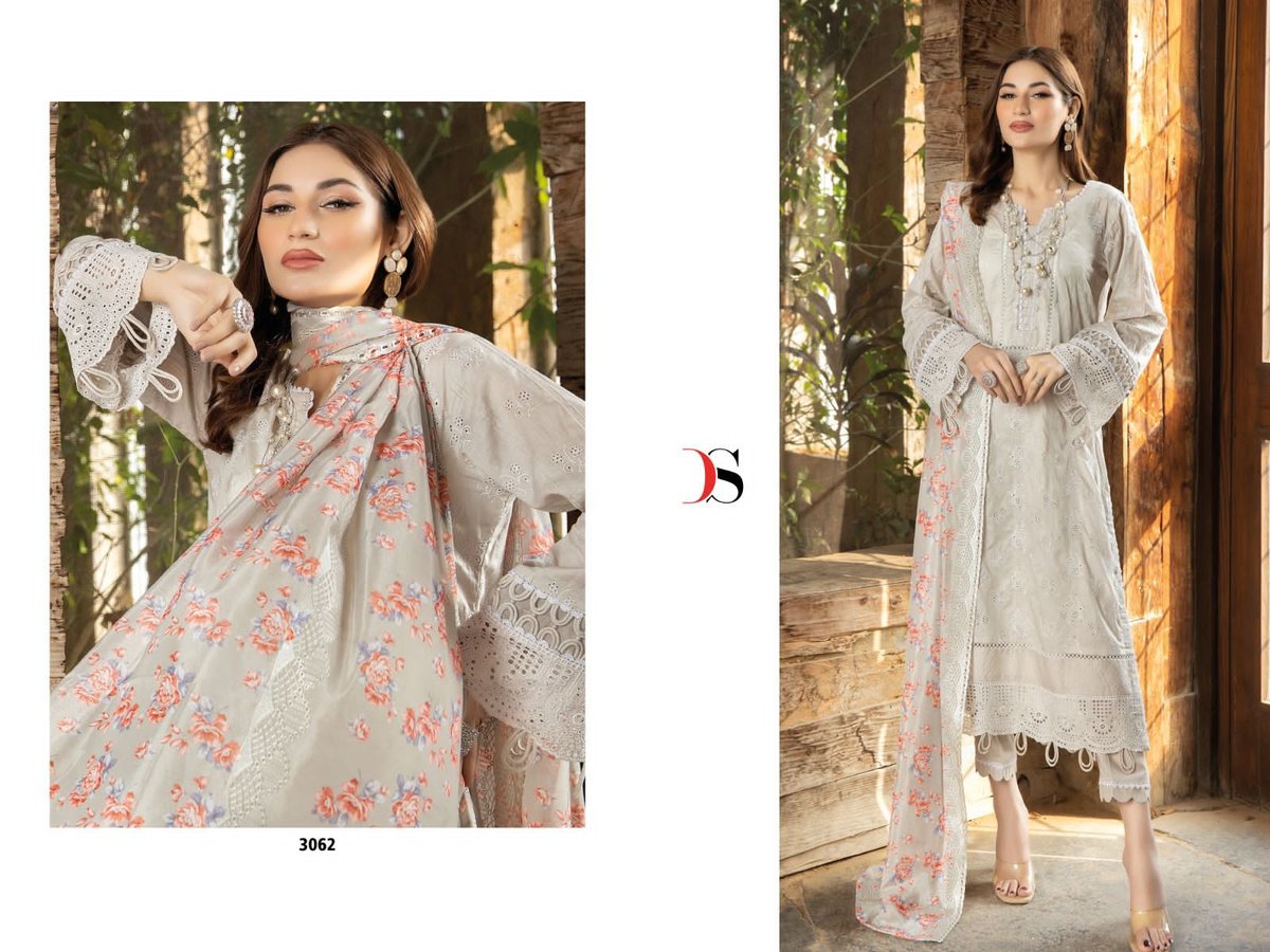 Deepsy Suit Adan's Libas Chikankari -23 3061-3068 Series 2