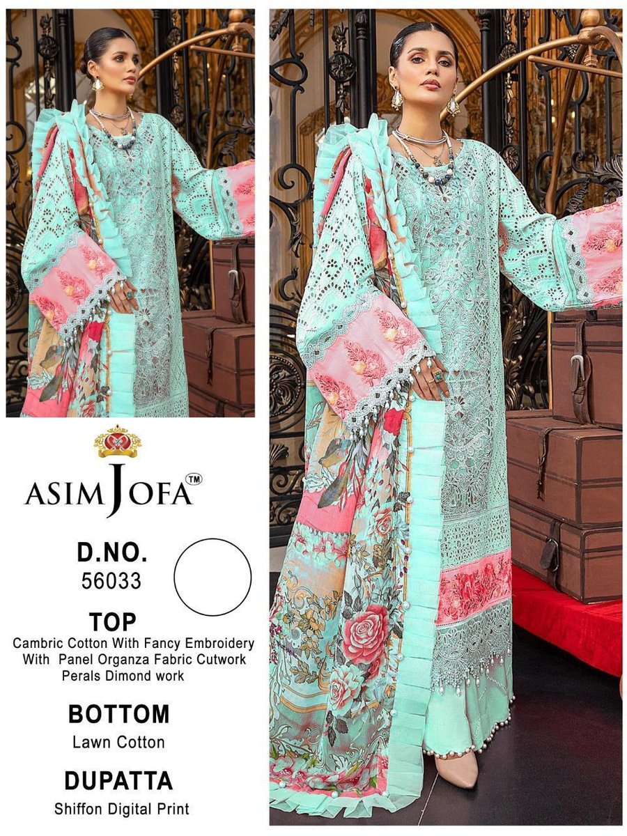 Asim Jofa Super Hit Blue 56033 Design 1