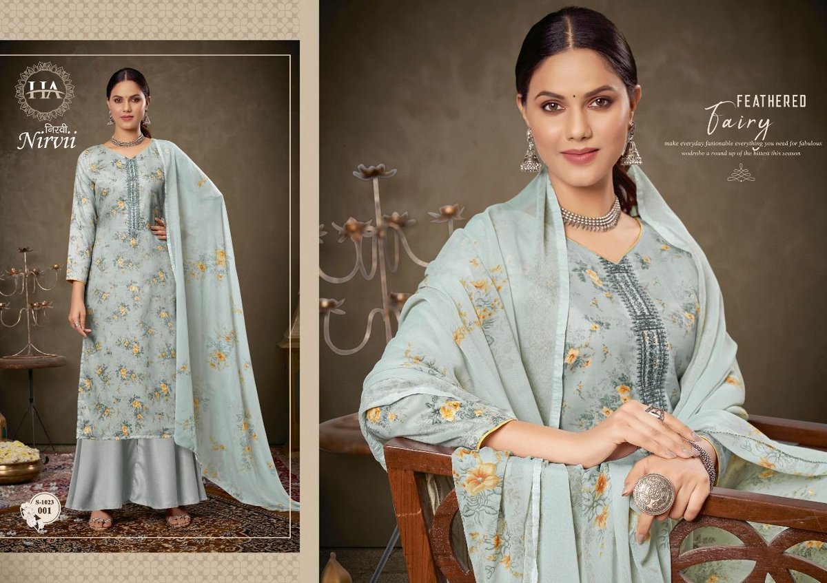 Harshit Fashion Nirvii 1023-001 to 1023-008 Series 1