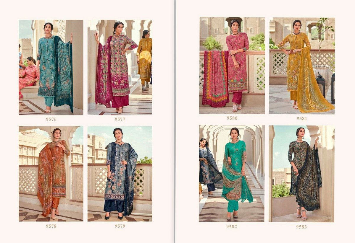Glossy Simar Mahnoor Vol-3 9576-9583 Series 9
