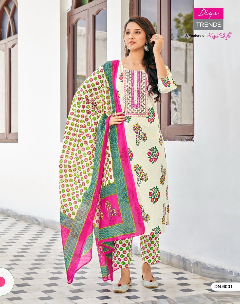 Diya Trends Odhani Vol-6 6001-6010 Series 1