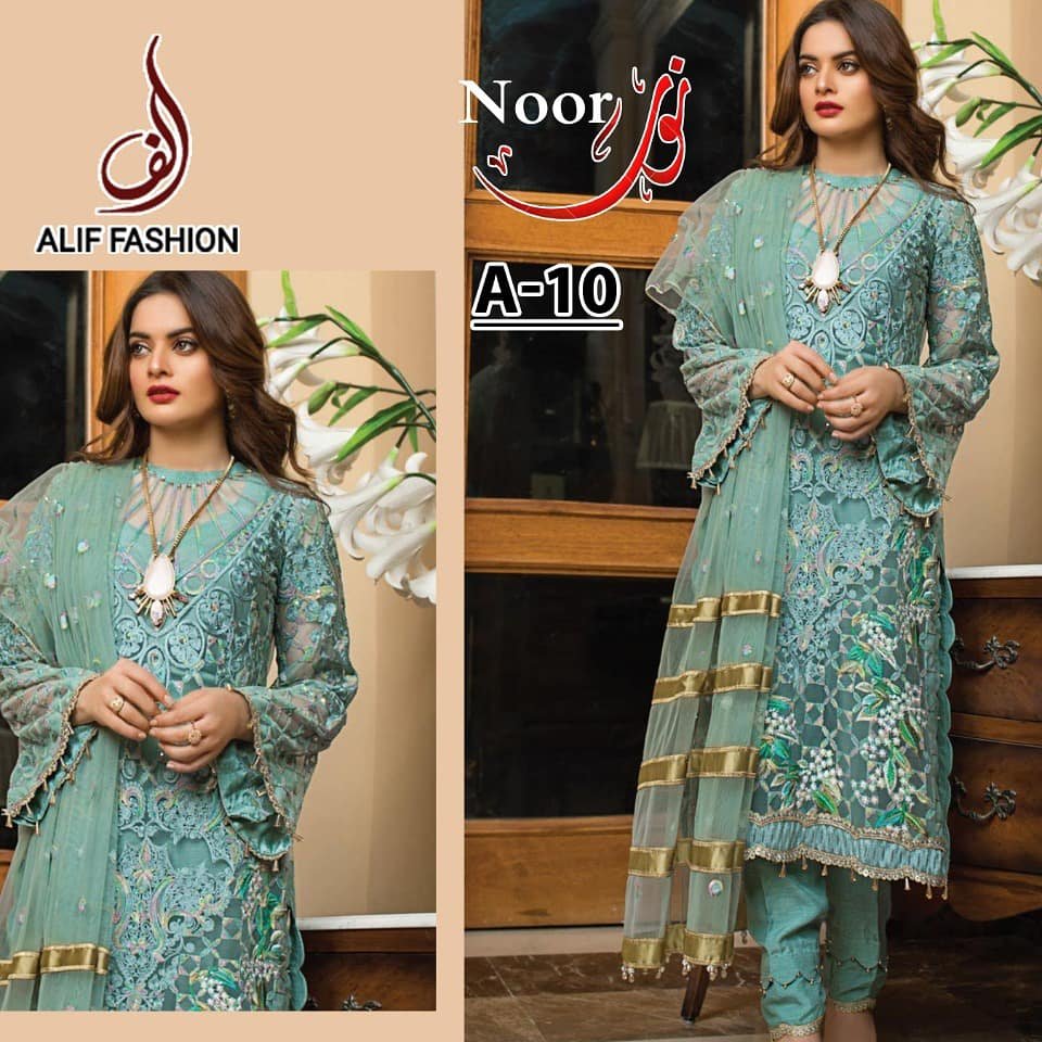 Alif Fashion Noor A-10 Salwar Kameez 1