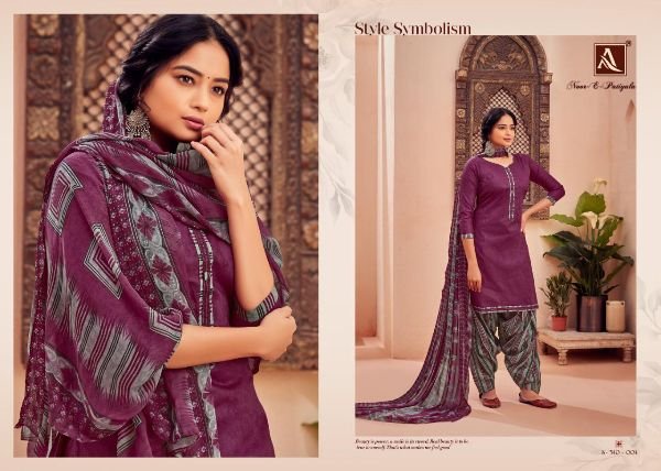 Alok Suits Noor e Patiyala 540-001 to 540-010 Series 4