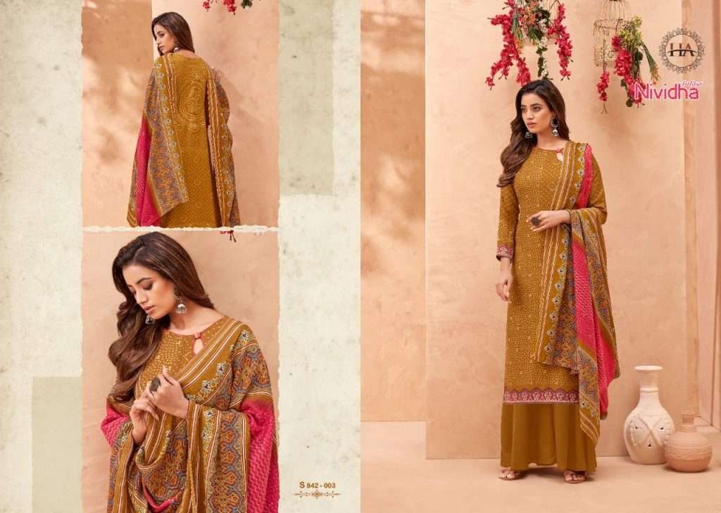 Harshit Fashion Nividha 842-001 to 842-010 Series 3