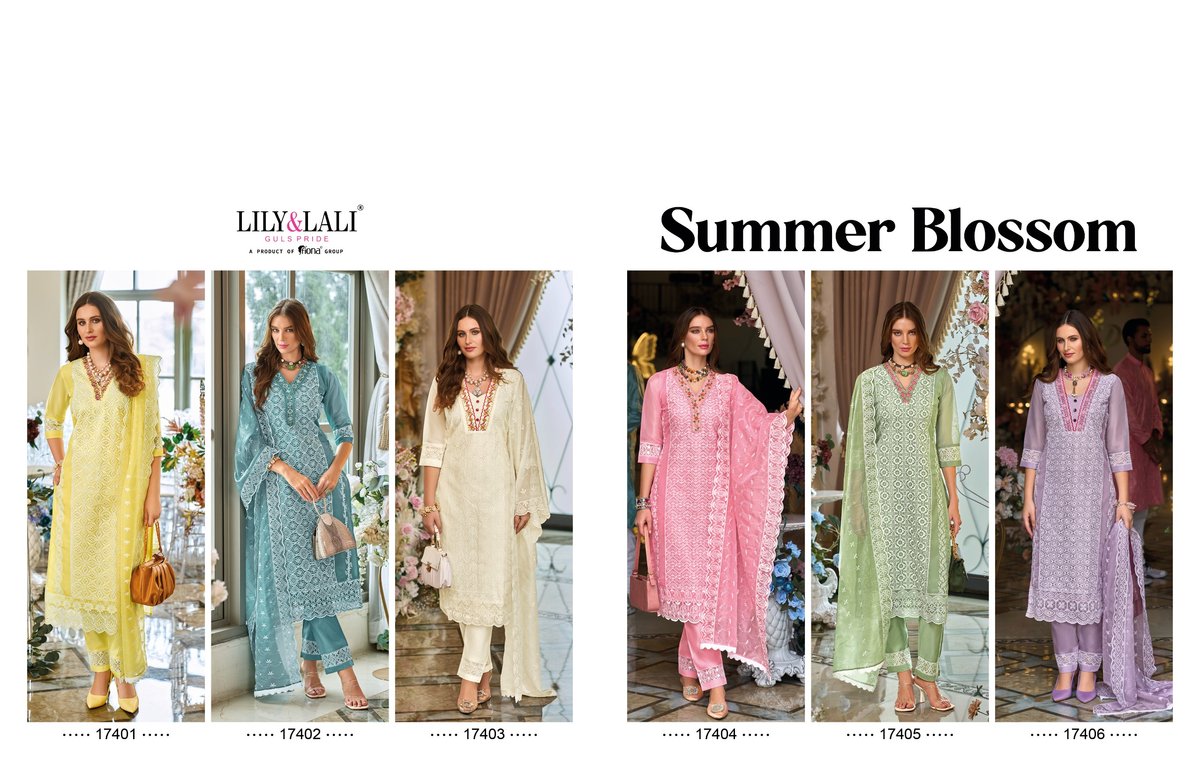 LILY & LALI SUMMER BLOSSOM 17401 TO 17406 7
