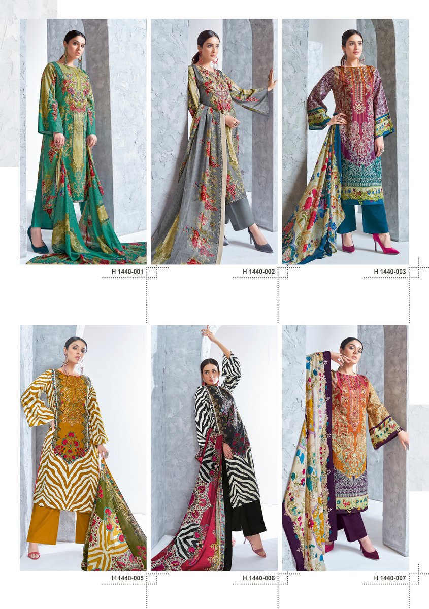 Alok Suit Habiba 1440-001 To 1440-008 Series 9